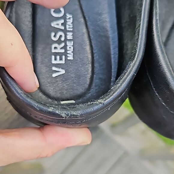 Versace Collection Black loafers size 42 main image 5